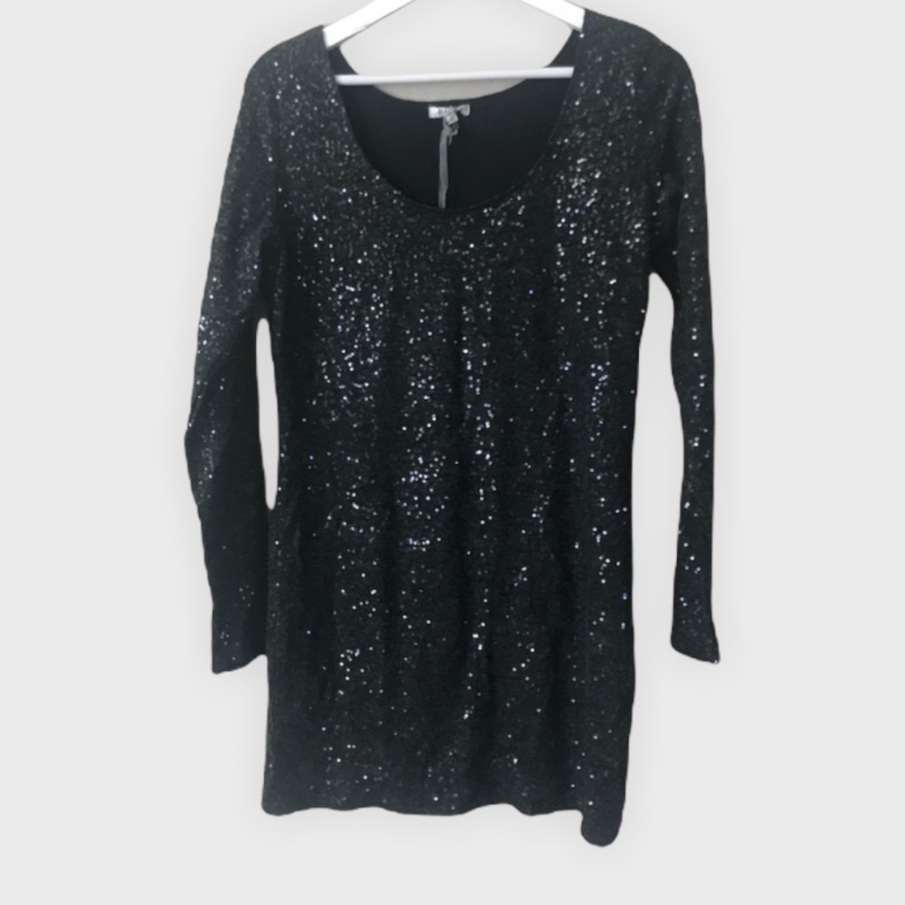 BUFFALO by David Bitton sequin sweater dress